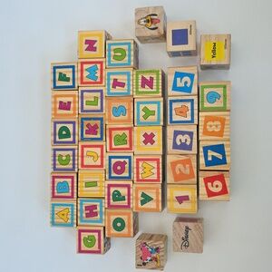 Disney Wooden Blocks - Mickey Mouse and Friends
